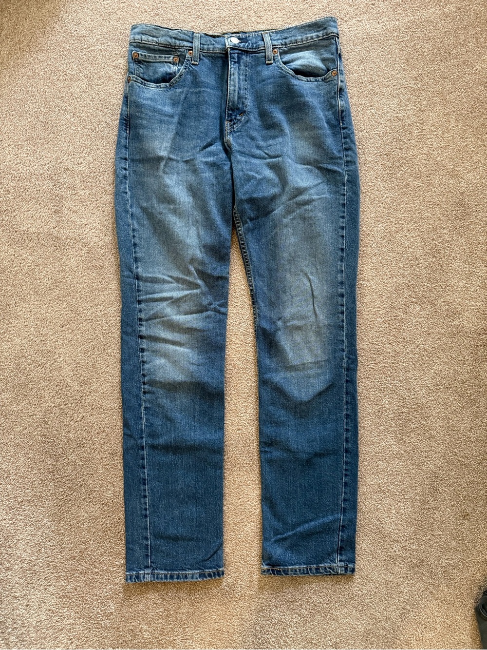 Levi's Men's Slim Straight Blue Denim Jeans